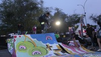 Tidak ketinggalan juga sudut yang seru di We The Fest 2018, yaitu WTF Skate Park. Foto: Asep Syaifullah