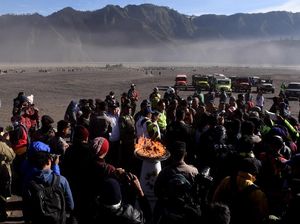 Kirab Obor Asian Games 2018 Lewati Bromo, Ini Harapan Warga Tengger