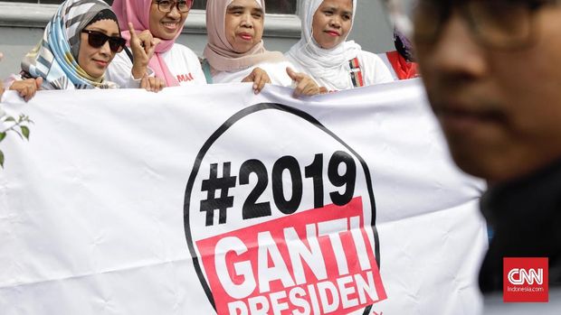 '#2019GantiPresiden dan #Jokowi2Periode Kebebasan Ekspresi'