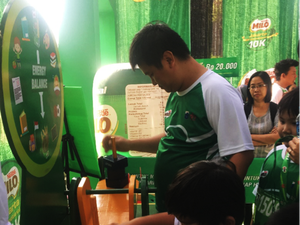 Serunya Main di Champions Corner MILO Jakarta International 10K