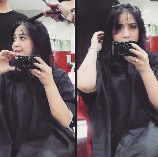 Netizen pun berkomentar jika Nagita Slavina jadi mirip dengan artis Korea Song Hye Gyo. Foto: Instagram @raffinagita1717