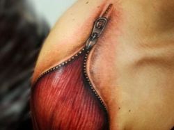 Karya Seni Tato 3D Tubuh yang Mengagumkan