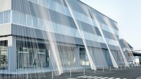 Gedung kantor yang dikenal sebagai fa-bo ini merupakan markas bagi perusahaan Komatsu Sairen. Perusahaan itu memanfaatkan gedung itu sebagai laboratorium kain. Istimewa/archpaper.com