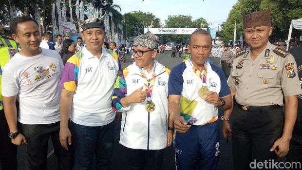 Banyuwangi Sambut Kirab Obor Asian Games 2018 dengan Atraksi Seni  