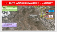 Rute selanjutnya adalah Rute Aziziah Syimaliah 2-Jamarat