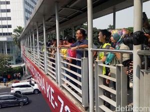 Halangi Patung Selamat Datang, JPO Bundaran HI akan Dibongkar