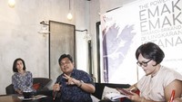 Diskusi tersebut membahas sepak terjang Srikandi dalam kabinet seperti Sri Mulyani, Susi Pudjiastuti. Istimewa.