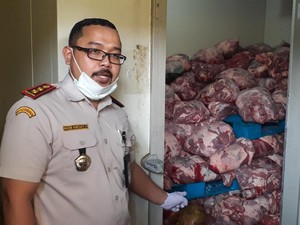 Ditutupi Pisang, 4,6 Ton Daging Celeng Diamankan di Merak