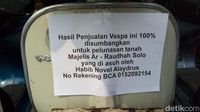 Dibanderol Rp 70 Juta, Vespa Klasik Ini Dijual untuk Amal