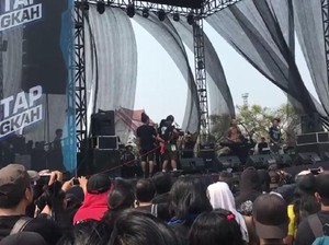 Marjinal Bikin Palestina Berkumandang di Hammersonic 2018