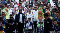 Kirab obor Asian Games 2018 saat ini tengah berada di Banyuwangi, Jawa Timur.