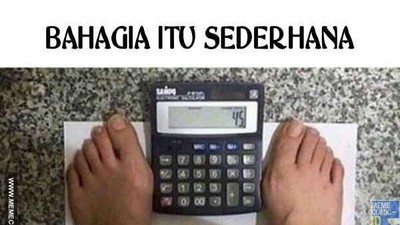 Kocak! Meme Timbangan yang Bikin Berat Badan Kamu Turun dengan Cepat