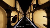 Dirancang sebagai tempat tinggal perkotaan yang padat untuk pelancong bisnis yang berpelesir ke Jepang. Hotel pod terlihat seperti diambil dari film fiksi ilmiah, dengan pod yang mengingatkan tentang perjalanan dengan menggunakan pesawat luar angkasa. Dalam sembilan Jam menyediakan para tamu dengan semua fasilitas yang dapat ditampung dalam kapsul, seperti kasur yang nyaman, bantal, seprai, handuk. Istimewa/luxatic.