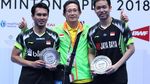 Hot Daddies Hendra/Ahsan Pasangan Lagi, Juara Lagi