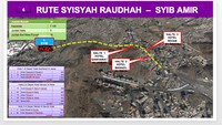 Ini rute Syisyah Raudhah-Syib Amir