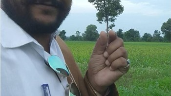 Bisa pegang pohon besar hanya dengan jari Foto: Istimewa