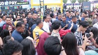 Joko Widodo menjadi perhatian seisi We The Fest 2018 Foto: Asep Syaifullah