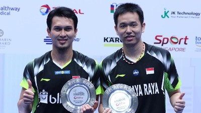 Hot Daddies Hendra/Ahsan Pasangan Lagi, Juara Lagi