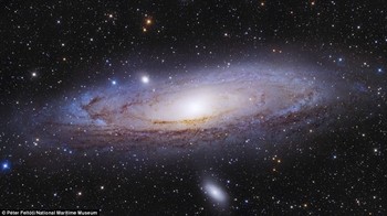 Andromeda galaxy karya fotografer Peter Feltoti asal Hungaria. (Foto: National Maritime Museum)