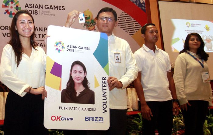 Kartu BRIZZI untuk Volunteer Asian Games