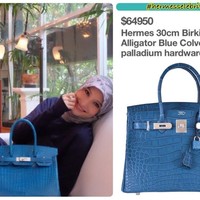 Bergaya cantik, Inneke berpose bersama salah satu tas Hermes miliknya. Seperti dikutip dari Instagram Hermes Selebriti, tas Hermes Birkin milik Inneke itu harganya mencapai US$ 64.950 atau sekitar Rp 940 juta. Foto: Instagram