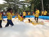 Seru! 700 Anak Diajak Bermain Bersama di Zwitsal Kids Karnival