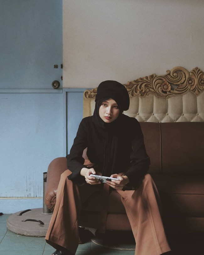 Di Jepang gayanya bermacam-macam, karena dari negara yang beda-beda seperti orang Pakistan, Malaysia, tutur Aufa dengan bahasa Indonesia yang terbata-bata. Foto: Dok. Instagram/Aufa Rahmalia