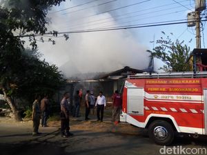 Pabrik Mebel di Kartasura, Sukoharjo Ludes Terbakar