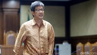 Mantan Direktur Utama PT Quadra Solution dan terdakwa kasus korupsi E-KTP Anang Sugiana kembali jalani sidang lanjutan kasus korupsi e-KTP di Pengadilan Tipikor, Jakarta, Senin (23/7/2018).