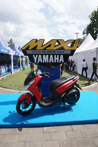  Yamaha Lexi di event MAXI Yamaha Day area Candi Borobudur
