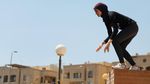 Wow, Wanita-wanita di Mesir Juga Bisa Parkour Lho