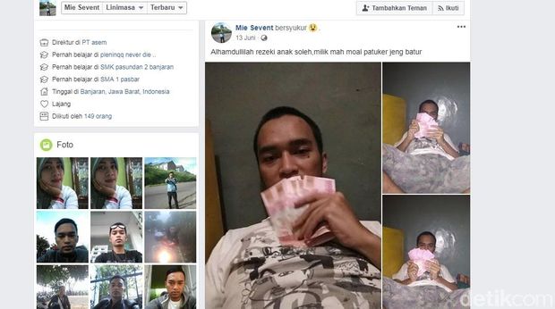 Warga Binaan Rutan Garut Update Status di Facebook