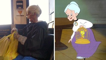Grandma dari film kartun Tweety. Foto: Istimewa
