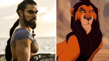 Wajah antogonis karakter Scars di film Lion King ada juga versi sungguhannya. Foto: Istimewa