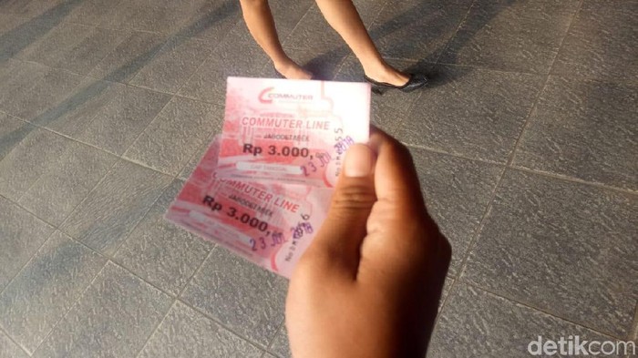 Tiket KRL. Foto: Peti/detikcom Tiket KRL. Foto: Peti/detikcom