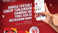 Masak ayam kecap ya sehabis berhasil mengejar sedapnya promo Sedaap kecap manis refill 600ml seharga Rp 14.310 dari harga normal Rp 20.500, hanya dengan menunjukkan promo ini. Istimewa/Transmart.