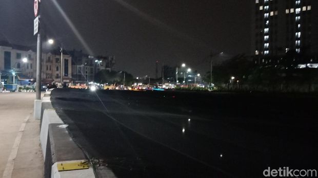 Kali Item dipasangi waring.
