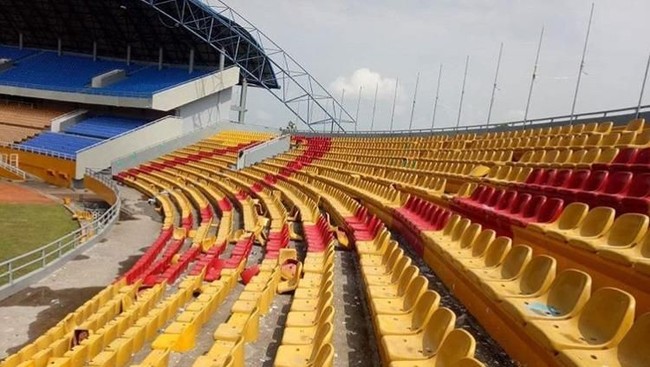 Saat Stadion Jakabaring Porak Poranda Jelang Asian Games