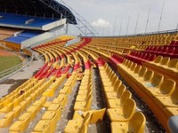 Saat Stadion Jakabaring Porak Poranda Jelang Asian Games