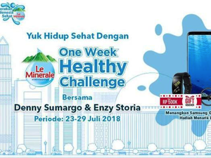 Mulai Hidup Sehat Bersama Le Minerale dan Ikuti Tantangan Sehatnya