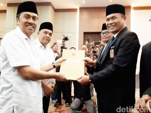 KPU Tetapkan Syamsuar-Edy Pemenang Pilgub Riau