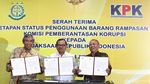 Serah Terima Aset Sitaan KPK ke Kejagung