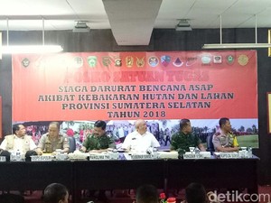 Panglima TNI Tinjau Karhutla di Sumsel: 99% Ulah Manusia