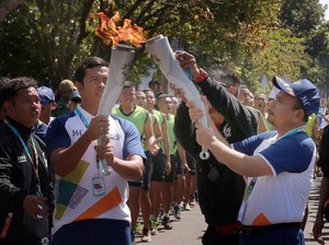 Besok Torch Relay, Jalan Raya Bogor Arah Depok Ditutup Situasional
