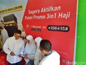 Permudah Komunikasi, Telkomsel Beri Kemudahan Paket Haji 3 in 1