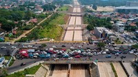 Pembangunan Tol Cijago diharapkan dapat mengurai kemacetan di jalan Raya Bogor ke arah Depok ataupun sebaliknya. Dok. Ditjen Bina Marga PUPR.