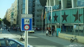 Acara peluncuran dilakukan di gedung Wizink Center yang berlokasi di kota Madrid, Spanyol. Foto: Dhani Irawan/detikcom