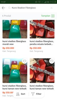 Kursi Seperti di Stadion Jakabaring Dijual Online Rp 400.000/Unit