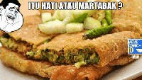 Nah, itu hati atau martabak? Jangan sampai sudah teriris-iris tapi masih ada rasa. Sedih deh. Foto: Istimewa