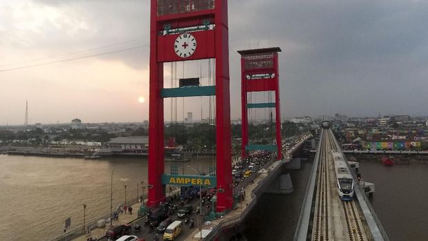 LRT Palembang mulai uji operasi sejak 23 Juli lalu